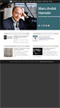 Mobile Screenshot of marcandrehamelin.com