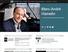 Tablet Screenshot of marcandrehamelin.com